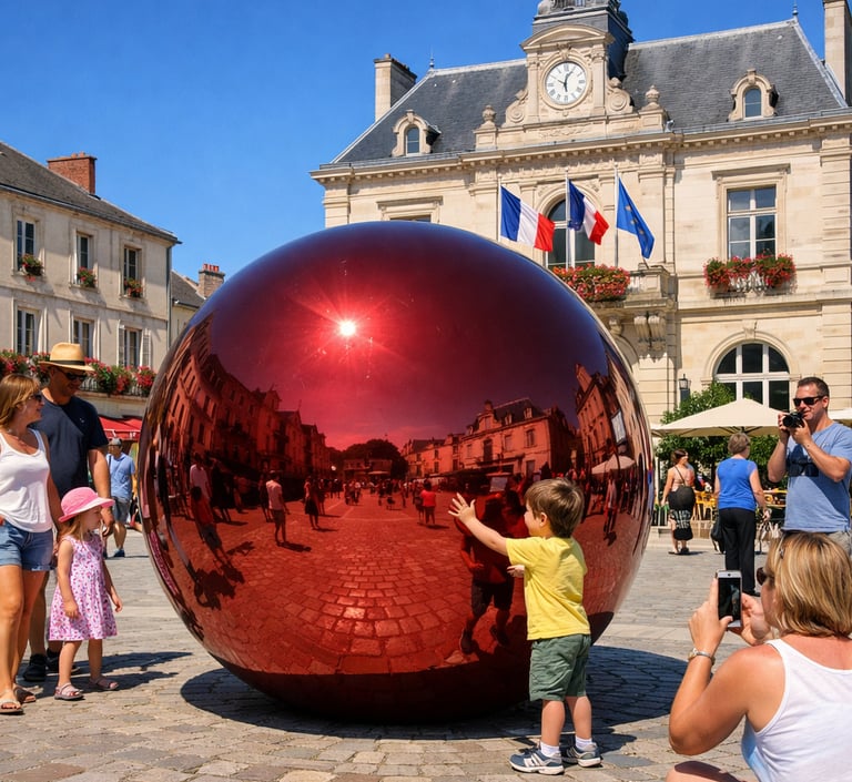 Sphère géante décorative
