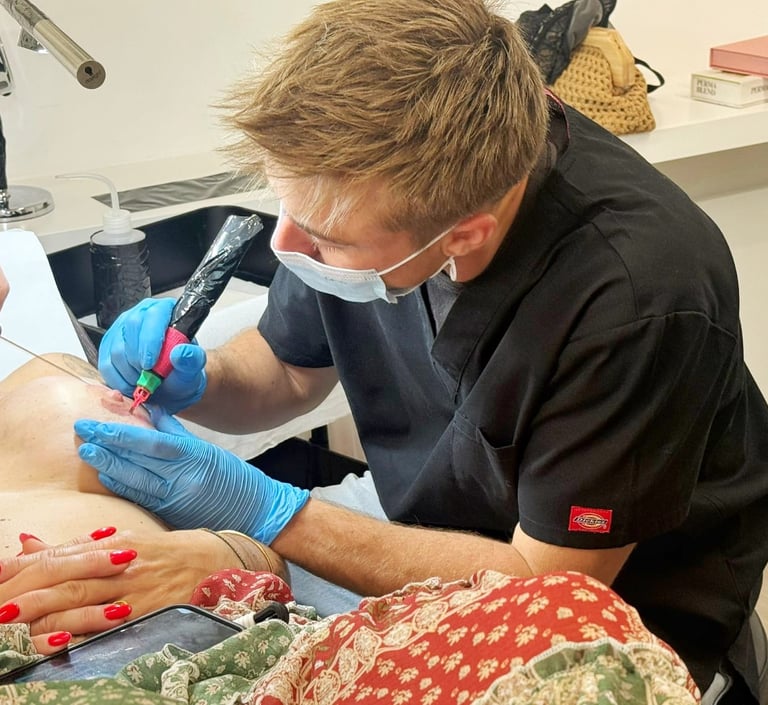infimier spécialisé tatouage aréole 3D