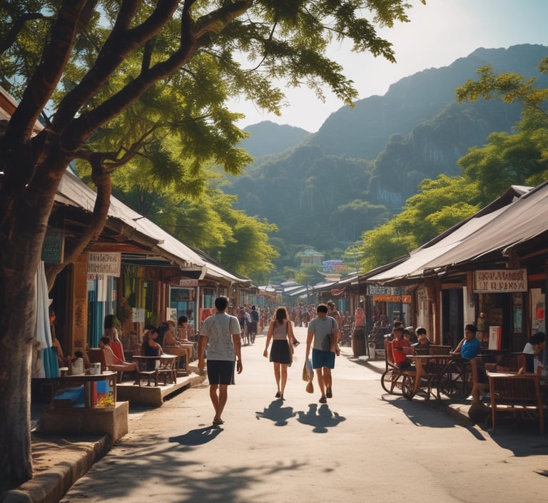 A warm, inviting workspace with a team member thoughtfully working on a laptop.