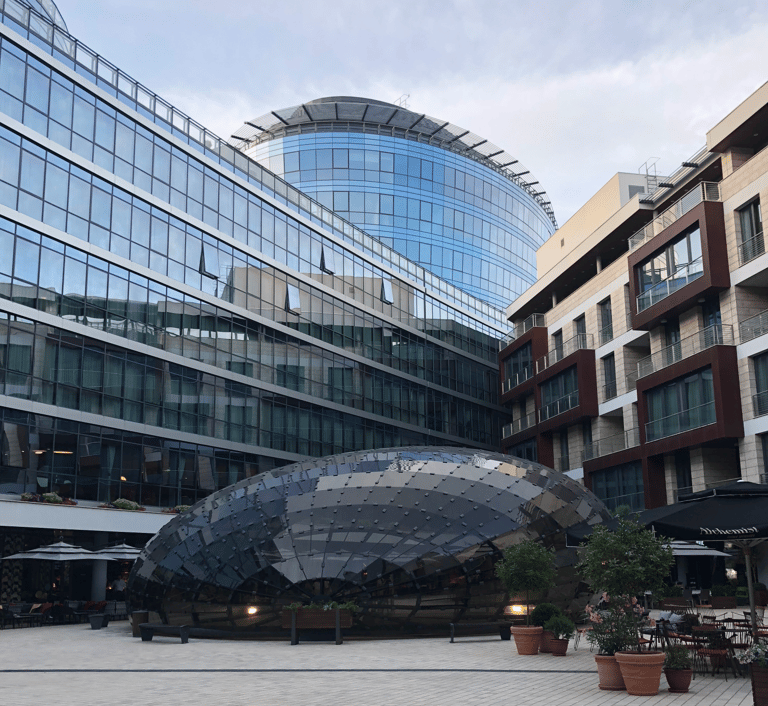 Atriumm of the Capital Centar Podgorica Montenegro