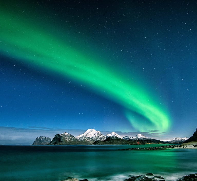 aurores boreales laponie