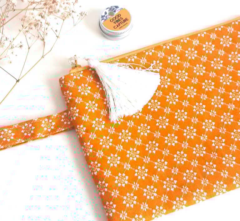 pochette zippée organiseur de sac honey