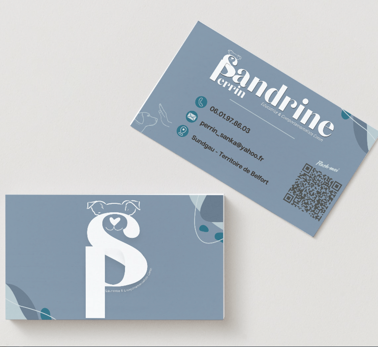 carte de visite éducatrice canin