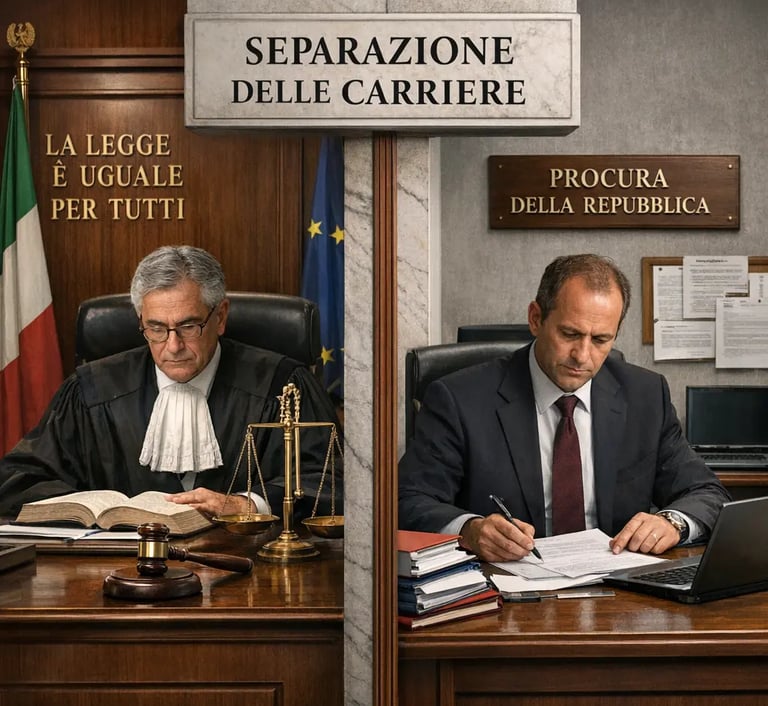 two men sitting at a desk with papers and papers
