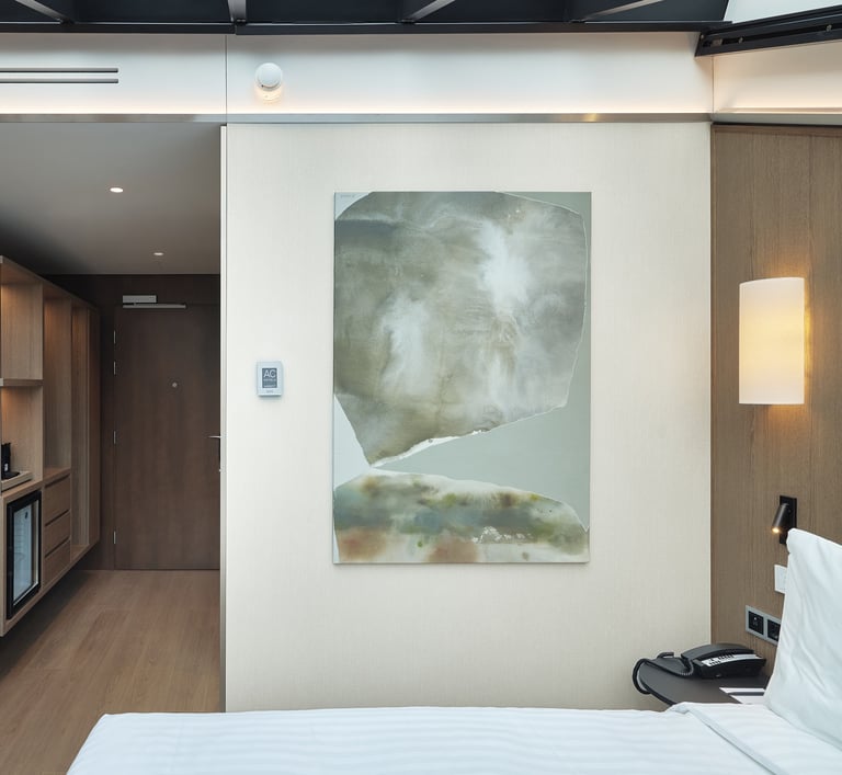 Vinilinė sienų danga viešbučiams