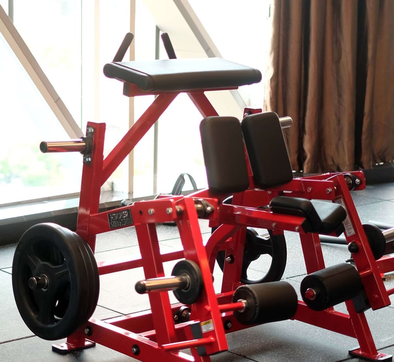 ISO Lateral Kneeling Leg Curl Fitzone Medan