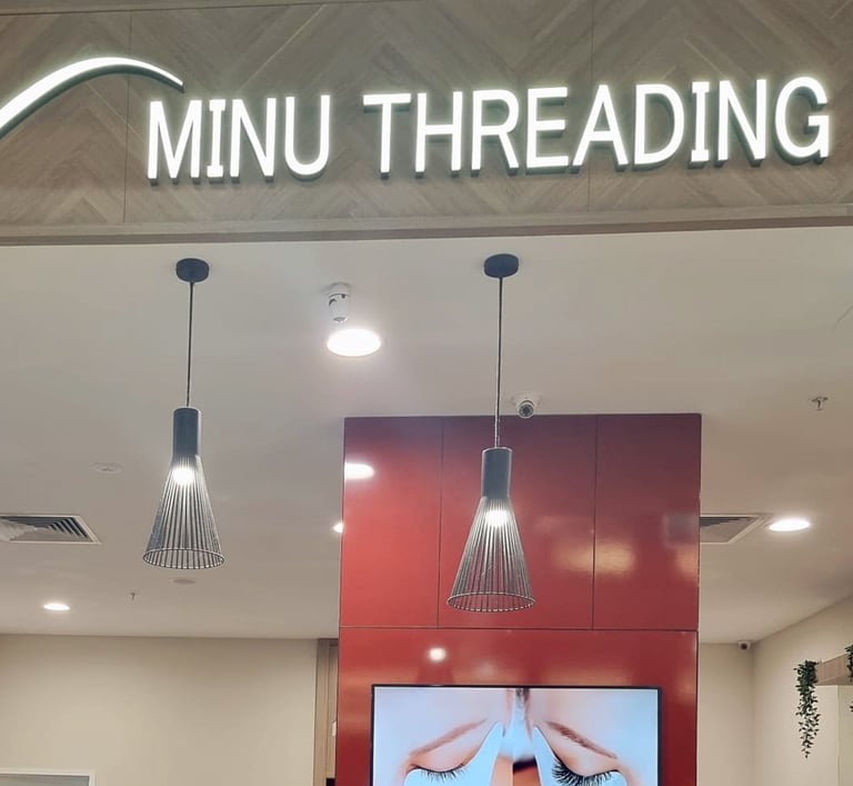 minu threading salons perth, beauty salons perth