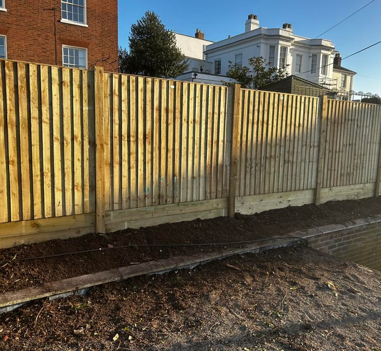 fence installed at home in worcester