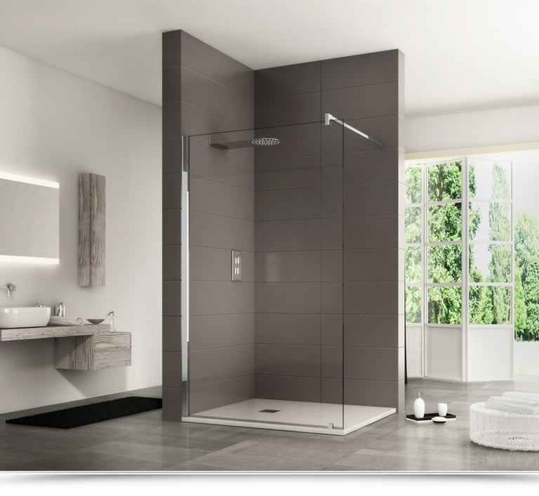 Doccia spaziosa al posto della vasca