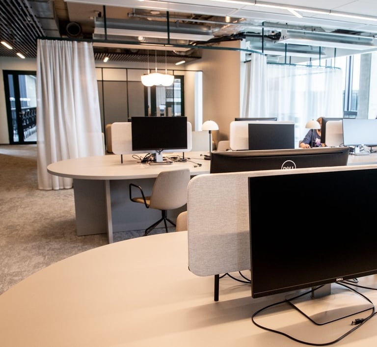 Akustinis komfortas biure