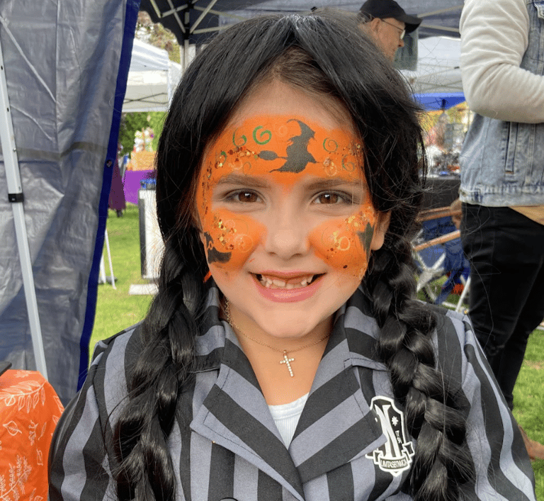 Halloween face paint