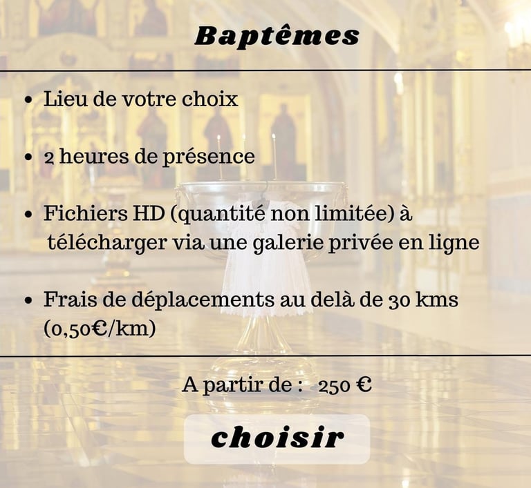 shooting photo baptêmes