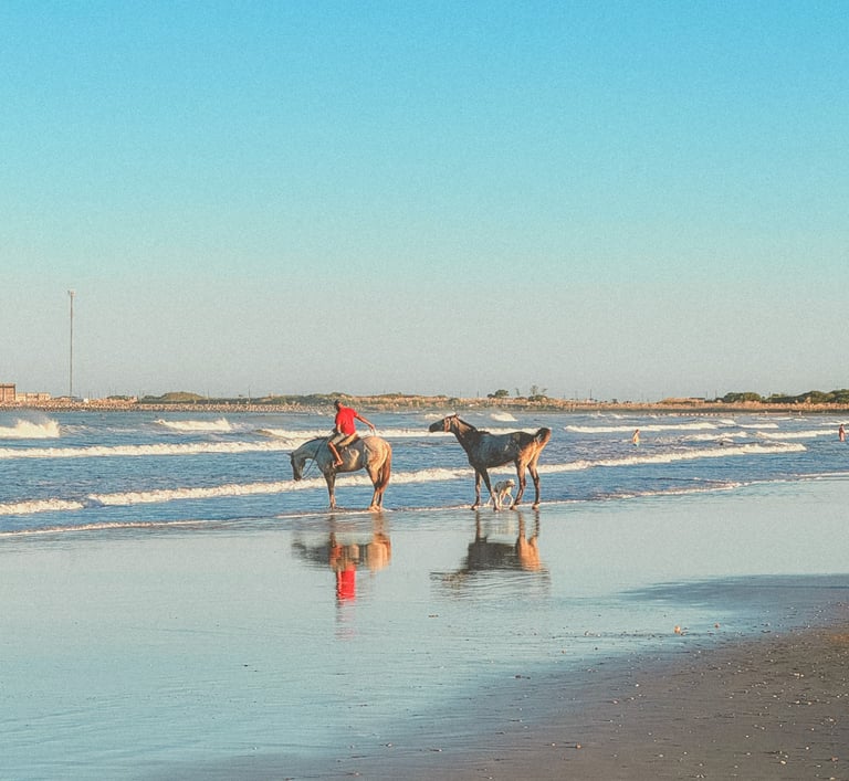 La Aguada Beach in Uruguay, South America