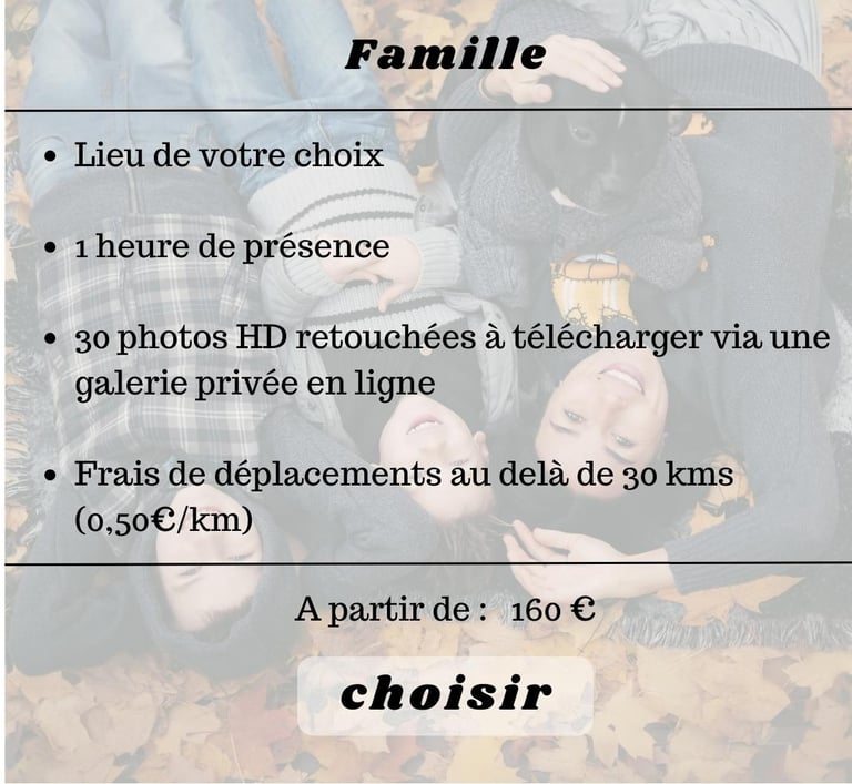 shooting photo famille