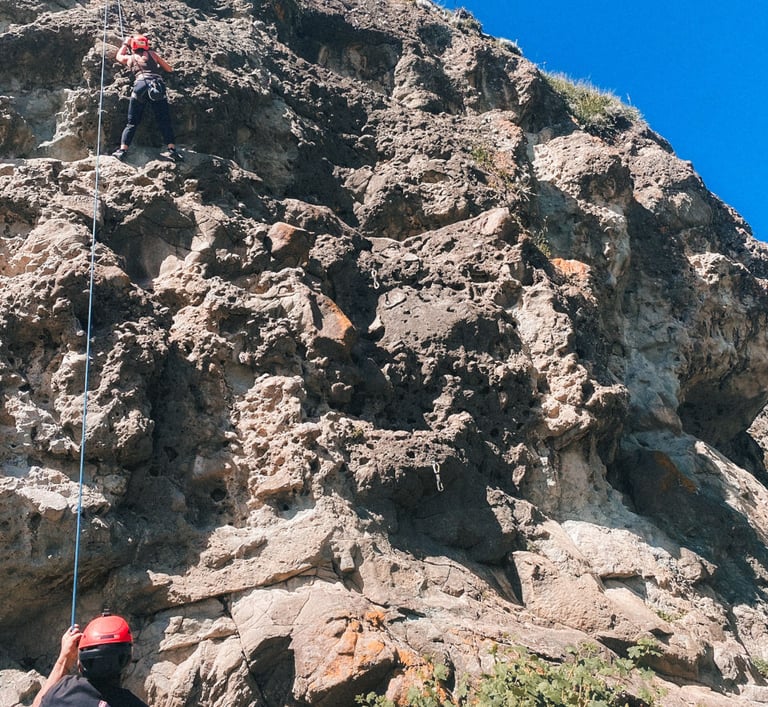 Rock Climbing in Huaraz, Peru, South America