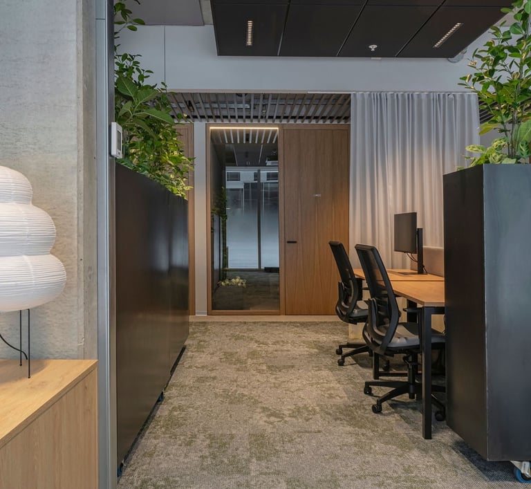 Akustinės dieninės užuolaidos