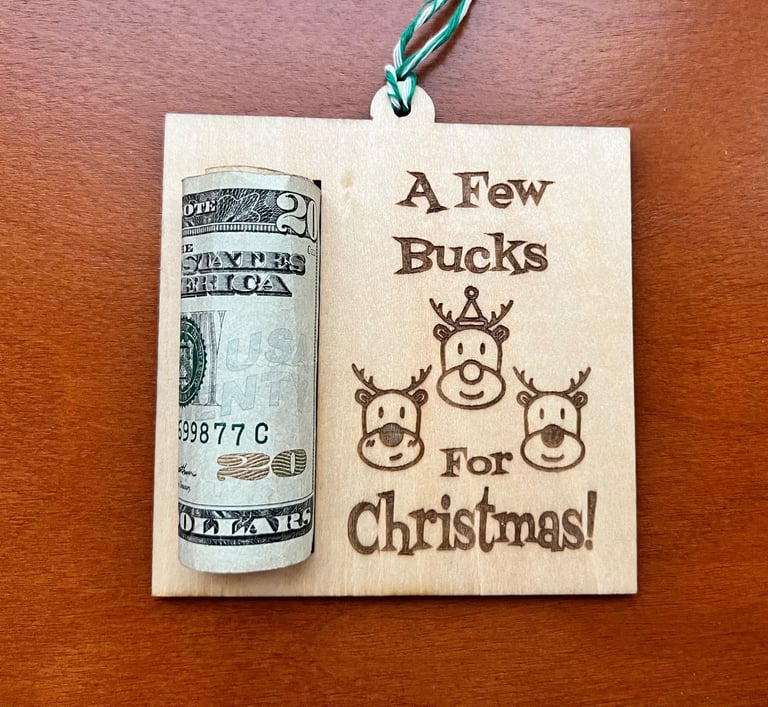 cash ornament