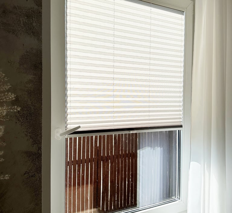 plisuotos žaliuzės