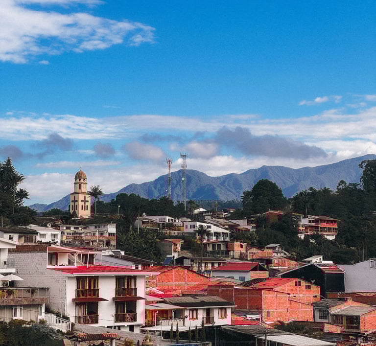 Salento Town in Colombia