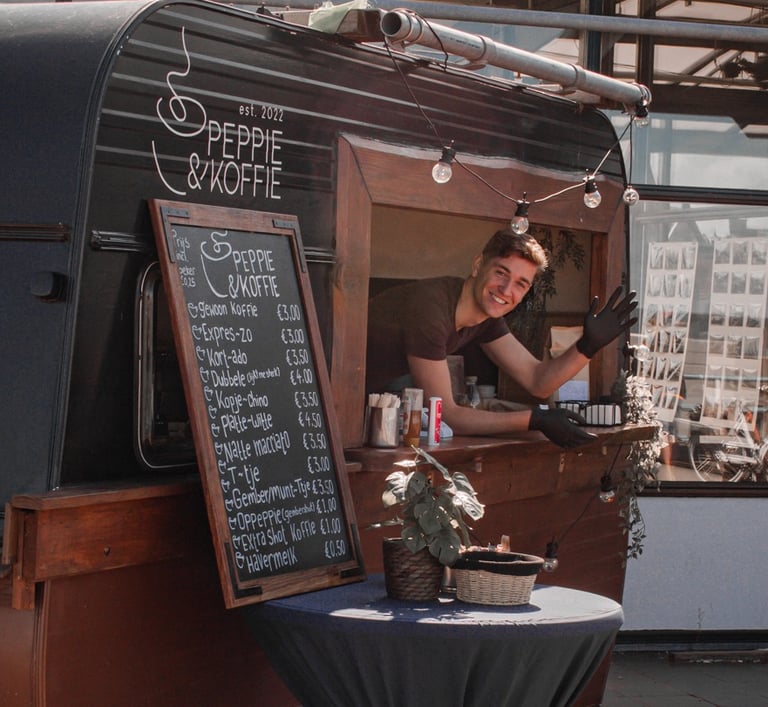 peppie & koffie foodtruck Groningen catering koekjes
