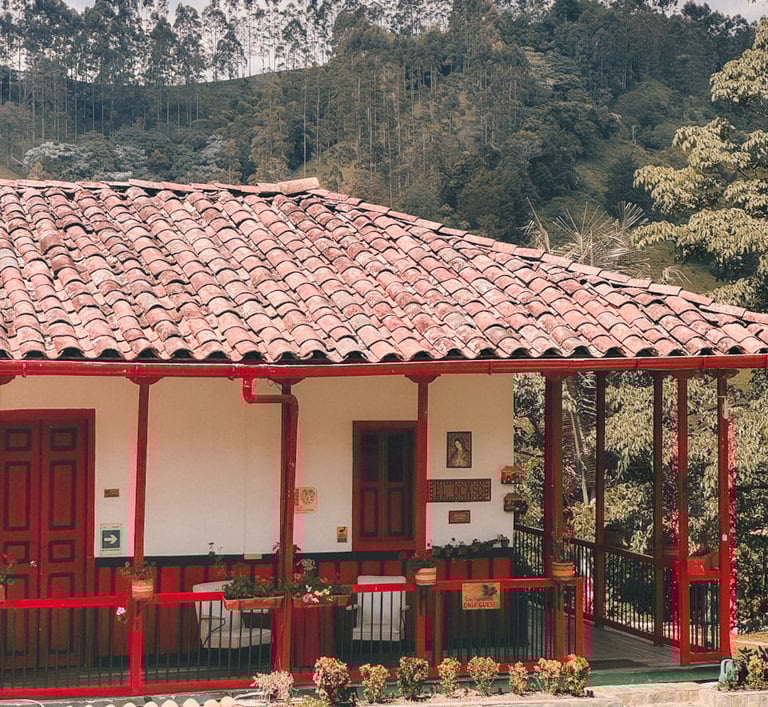 Finca outside of Salento in Colombia