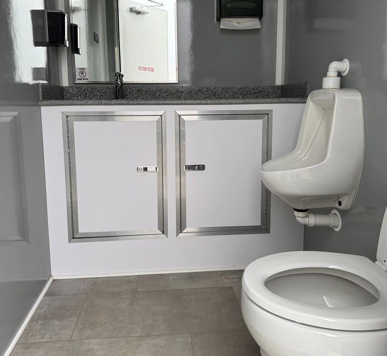 luxury portable restroom rental