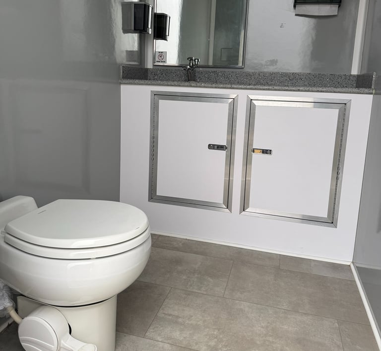 luxury portable restroom rental