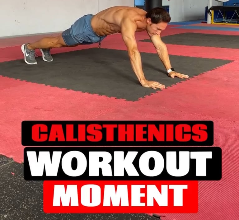 Rutina de entrenamiento de calistenia
