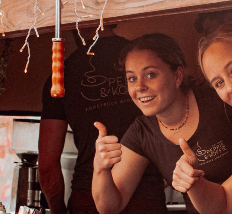 peppie & koffie foodtruck Groningen catering koekjes