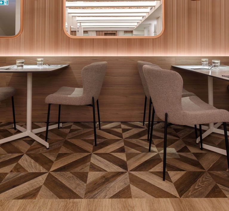 Amtico Gatsby Square vinilinių grindų dizainas