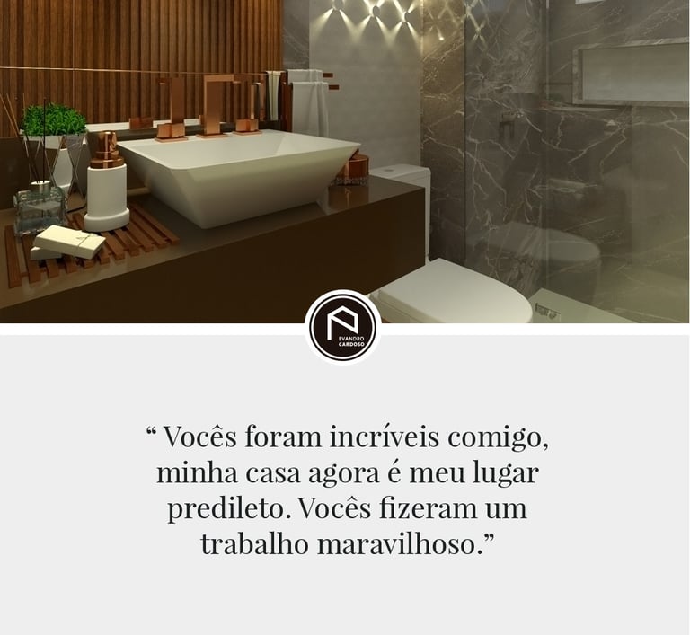 Depoimento de clientes de projeto de reforma de apartamento compacto