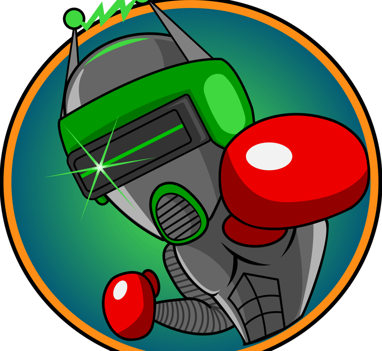 logo for robot punch studios