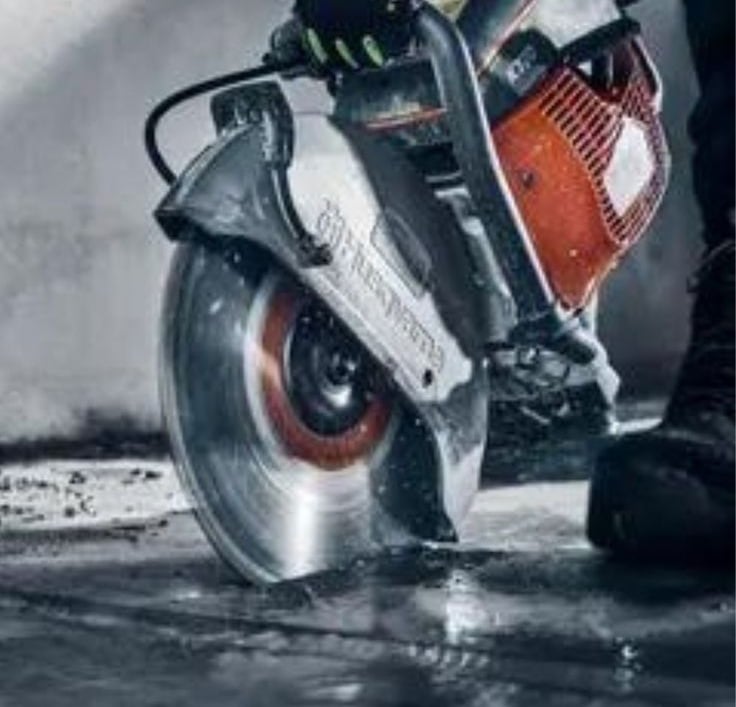 RCC wall cutting team at Bangalore commercial project