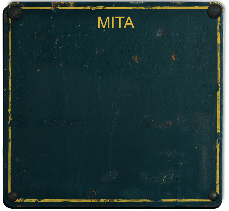 Rusty metal panel