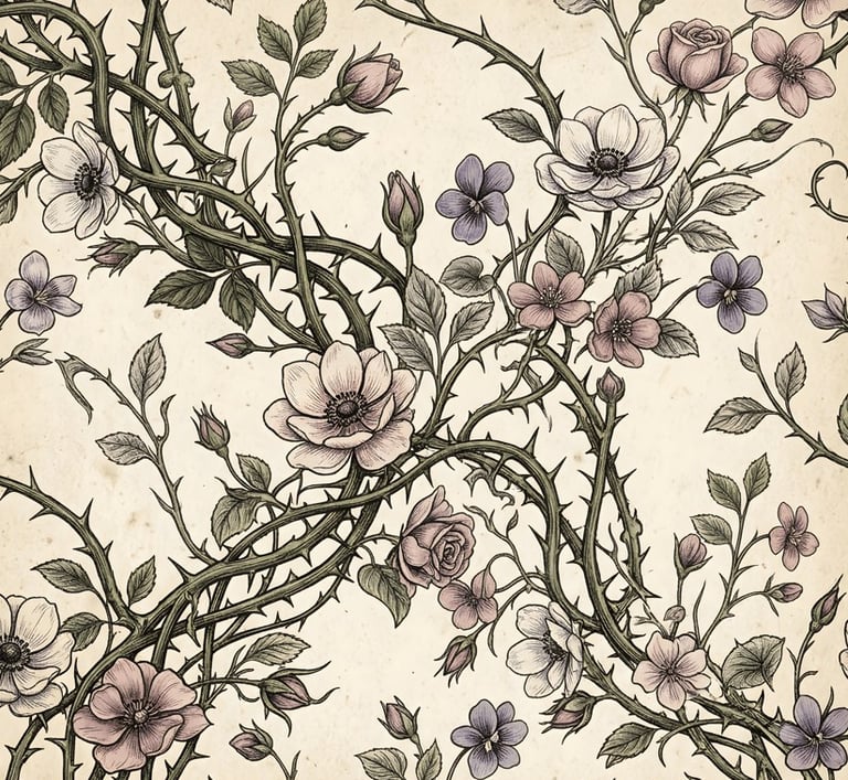 Vintage Botanical Theme | Thorn & Rose