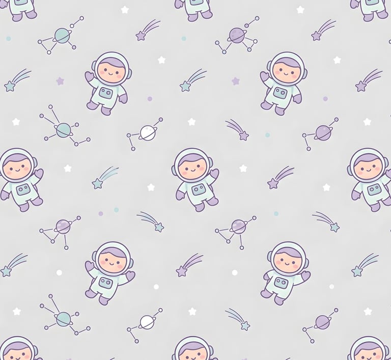 Constellation Theme | Kawaii Space Astronaut