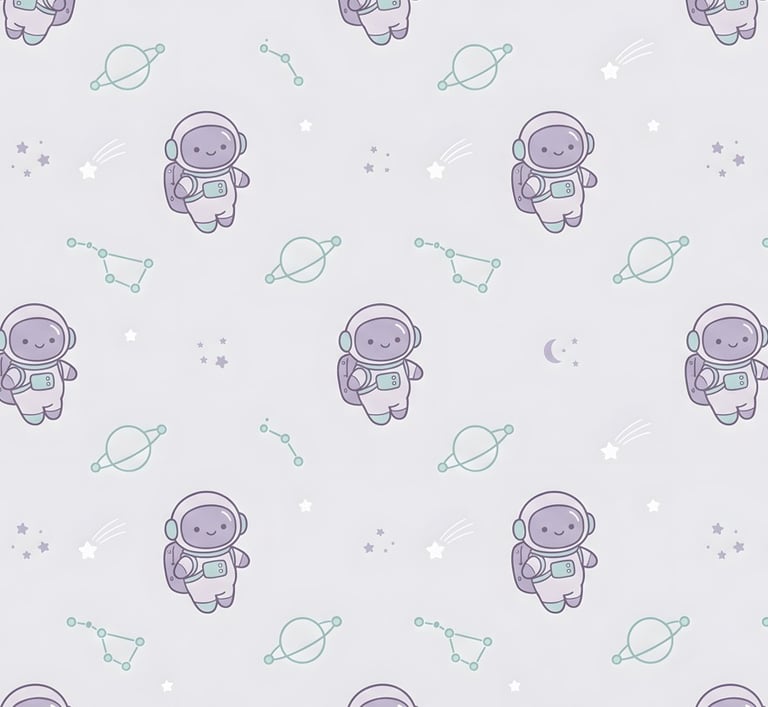 Constellation Theme | Pastel Galaxy Astronaut