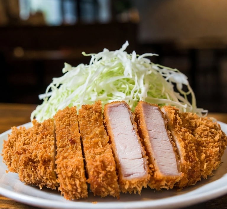 Tonkatsu type breaded fried pork