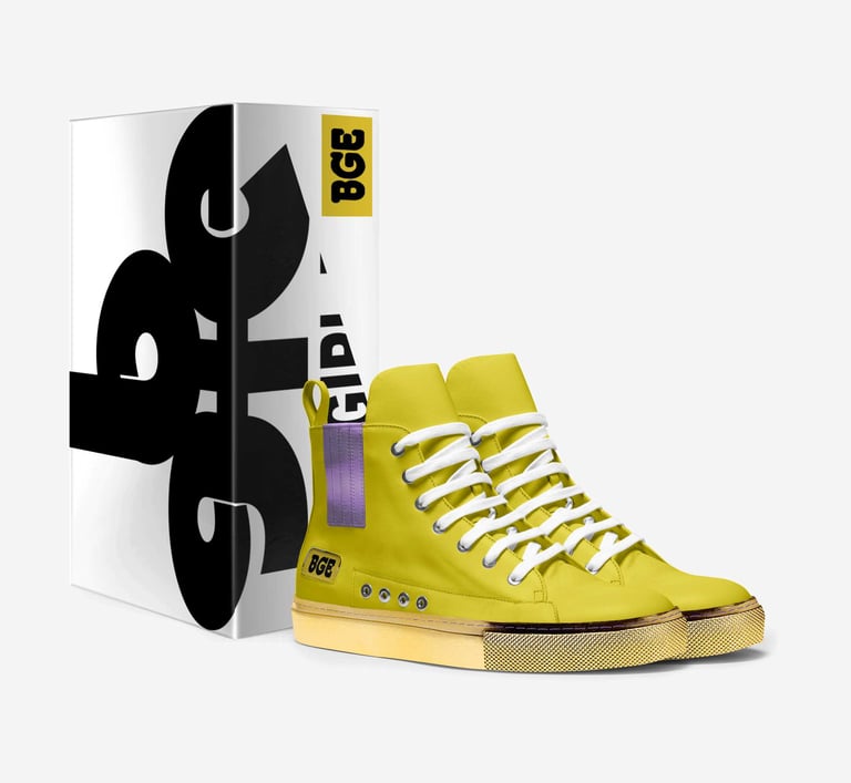 BGE's Contemporary Art High-Top Shoes