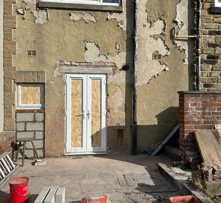 New WIndow and French Doors to open out to Garden