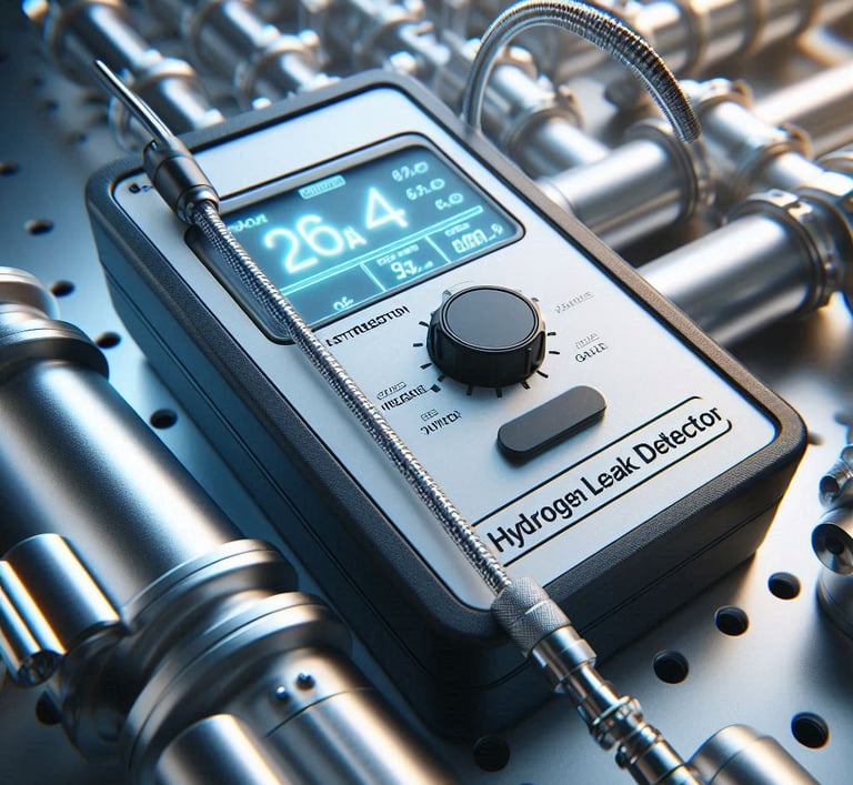 Hydrogen leak detector