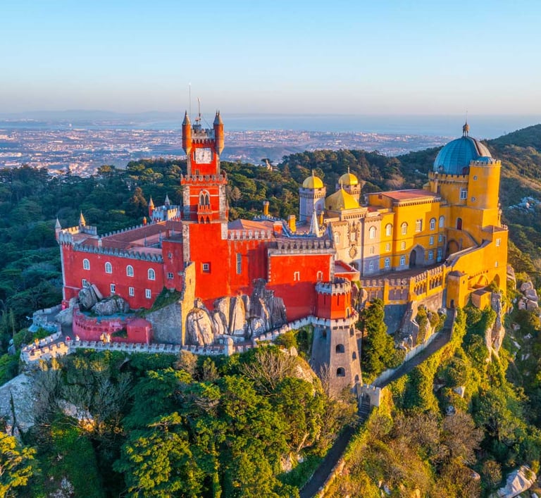 a castle like building with a tower on top of it