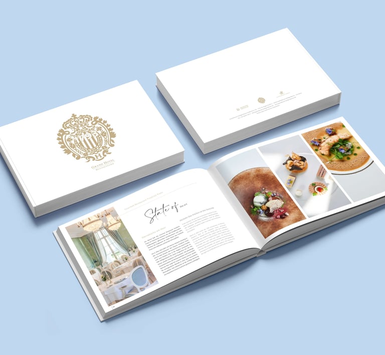 Mock-up des 1793 Magazin vom Grand Hotel Heiligendamm