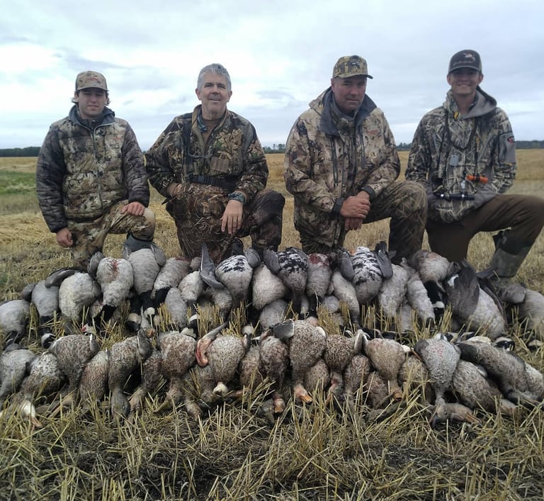 Saskatchewan waterfowl hunts - opening day waterfowl
