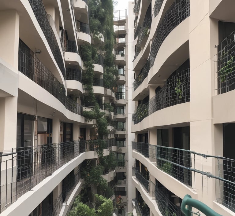 duct area nets installation in bangalore