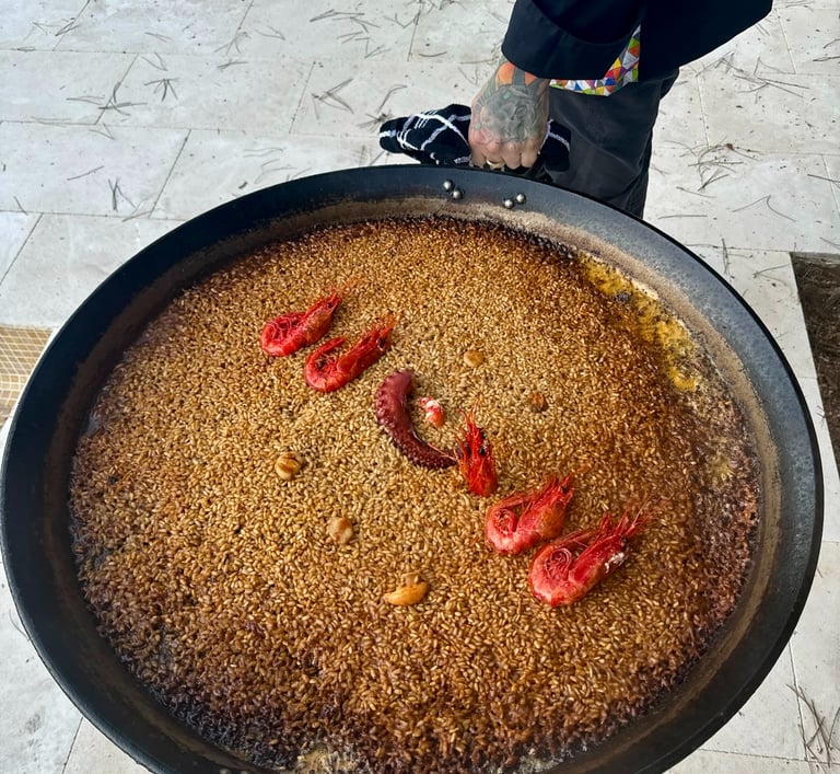 Catering de paellas en eventos privados en Barcelona