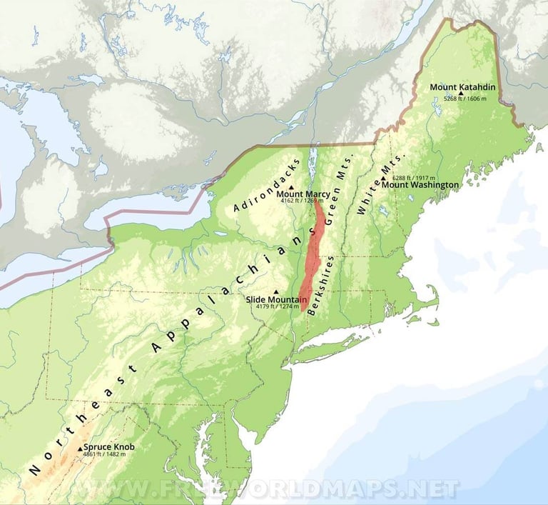 Taconic Mountain Range