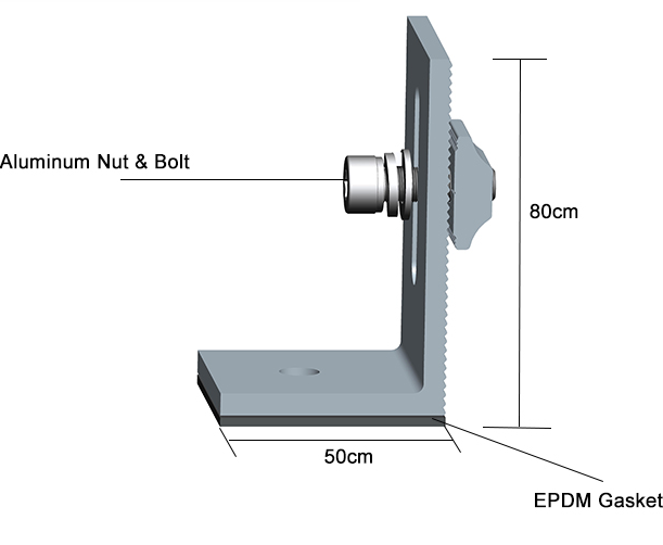 L Feet For-metal-roof-solar Mounting System