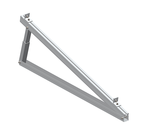 Adjustable tilt triangle mounting rack