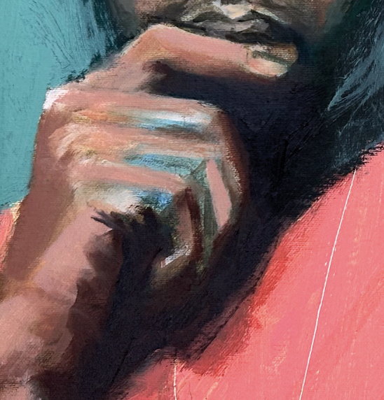 Detalle mano John Coltrane